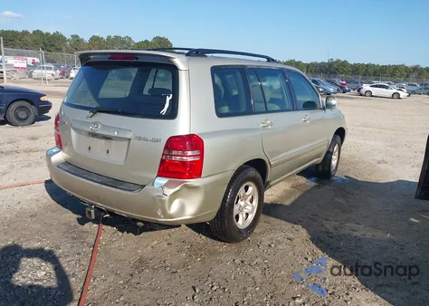 2002 Toyota Highlander V6 z USA, uszkodzony, nr VIN JTEGF21A320031418